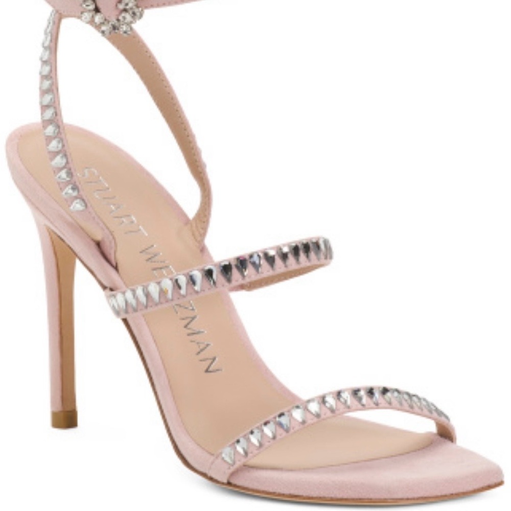 Stuart Weitzman Blush diamond heels